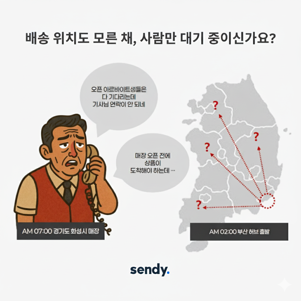 센디 야간배송 DX 도입 효과 | 비용 절감·KPI 개선·리스크 관리까지 5
