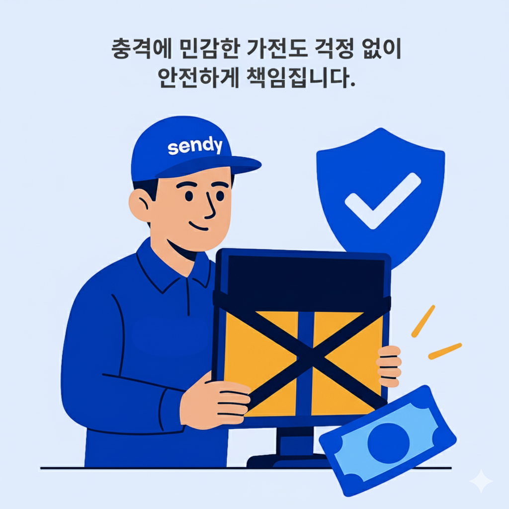 안전한 배송 서비스 제공하는 모습